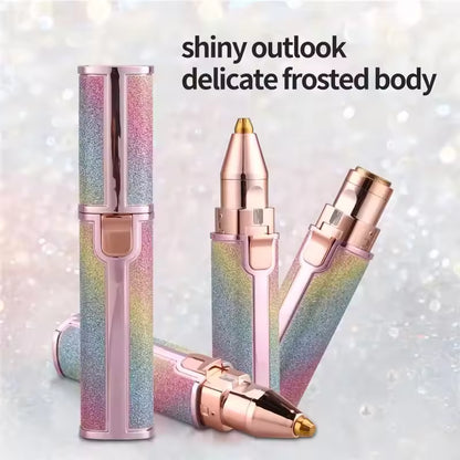 2-in-1 Facial Hair Remover & Eyebrow Trimmer for Women – USB Charging