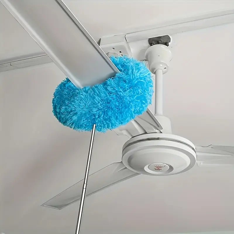 Ceiling Fan Dust Collector – Retractable Duster with Washable Head - SasteWala