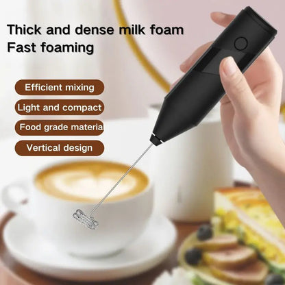 Electric Handheld Milk Frother & Egg Beater – Portable Coffee Mixer - SasteWala