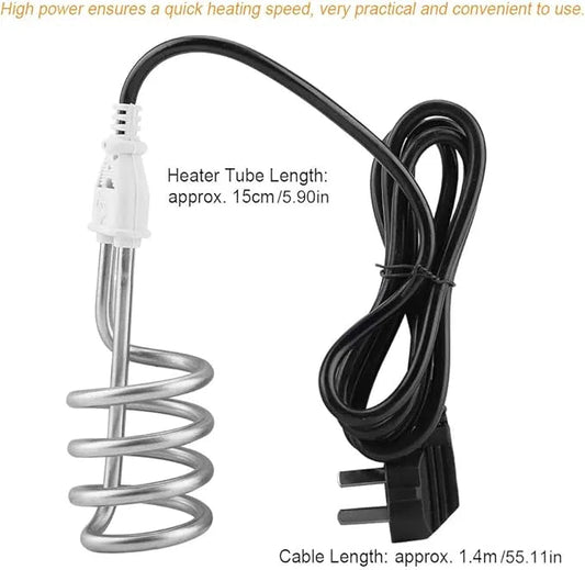 F8 Shockproof Water Heater Rod – Quick Heating, Safe & Rustproof - SasteWala