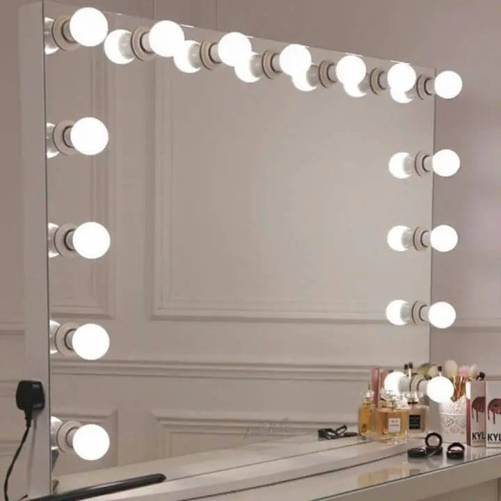 Hollywood Style LED Vanity Mirror Lights – 10 Bulbs Kit (3 Color Modes)