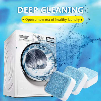 12pcs Pack - Washing Machine Cleaning Tablets – Deep Clean & Odor Removal